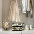 thumbnail image 4 of HELLHERO Lemon Leaf Pattern Travel Irons Carrying Organizer 11.8x6.69x5.5 In Lightweight Iron Accessories and Hair Styling Tool(Bag Only), 4 of 6