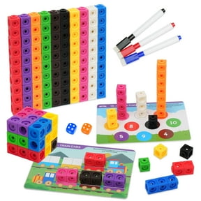 Hand2Mind MathLink Cubes Numberblocks 11-20 Activity Set, Learning Kids ...