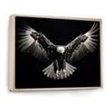 thumbnail image 2 of Designart "The Hunter'S Power Of The Bold Eagle IV" Animals Eagle Floater Framed Canvas Prints, 2 of 5