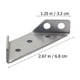 thumbnail image 3 of 10pcs Stainless Steel Angle Code Corner Braces Trapezoid Angle Shelf Brackets, 3 of 5