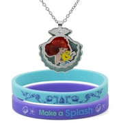 Disney Little Mermaid Ariel Pendant and Bracelet Set
