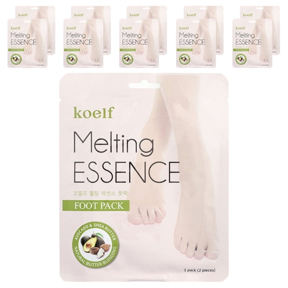 Koelf Melting Essence Foot Pack, 10 Pairs
