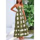 thumbnail image 3 of Vestido PRETTYGARDEN Maxi Floral Verde Militar de Un Solo Hombro S, 3 of 8