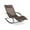 Brown, variant on Outdoor Chaise Lounge with Detachable Pillow, Outdoor Lounge Chairs, 265 lbs Capacity, Brown
