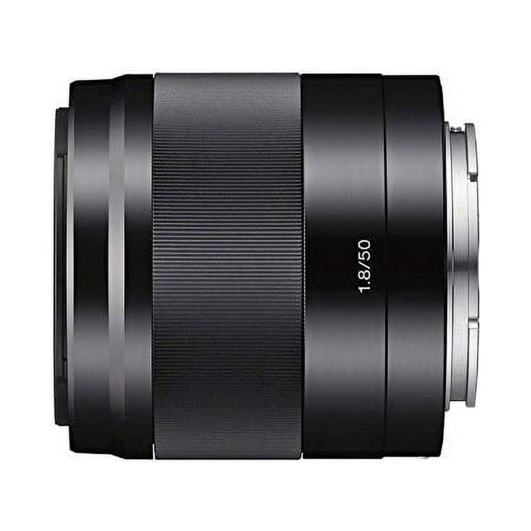 Sony FE 50mm f/1.8 Lens (Black) SEL50F18F - Walmart.com