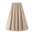 thumbnail image 5 of Women Midi Skirt Elastic High Waist A-Line Skirt Solid Color Double Sided Reversible Design Autumn Winter Skirt, 5 of 8
