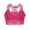Hot Pink, variant on Women's Sexy Lace Bra Wireless Plus Size Full Coverage Racerback Lace Bra Soft Comfort Everyday Bralette with Added Support