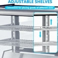 thumbnail image 6 of Garvee Commercial Display Refrigerator,6.5 Cu.ft Pastry Display Cabinet with LED Lighting,Automatic Defrost,Adjustable Temperature,Countertop/Floor Refrigerator, 6 of 7