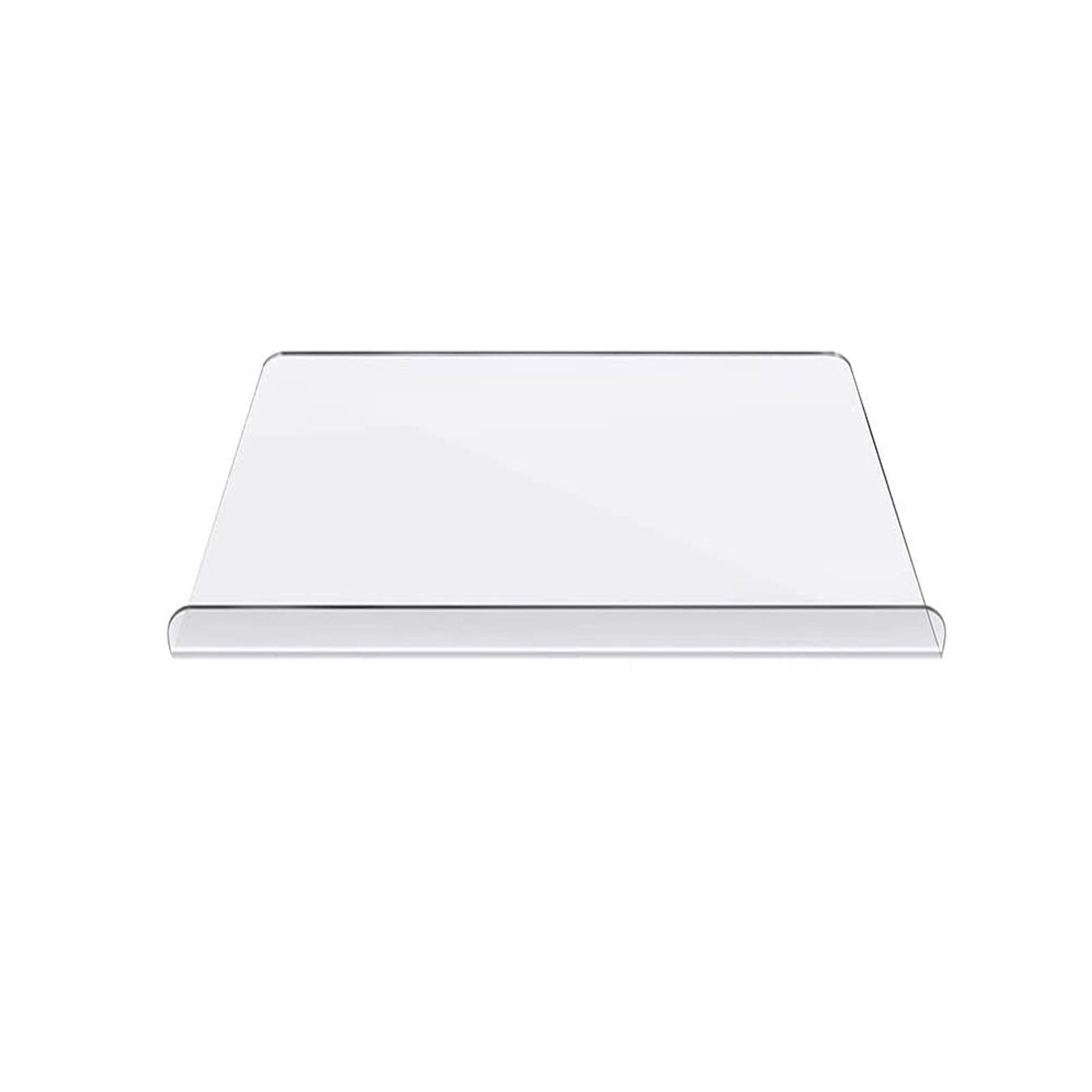 SWSKR Acrylic Cutting Board with Counter Lip,18x14 Large Clear Cutting  Board for Kitchen Countertop,Non-Slip,60% Thicker,Perfect for
