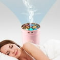 thumbnail image 4 of Gnmfd Mini USB Humidifier with 7 Color LED Oil Diffuser, Quiet Ultrasonic Aroma Mist for Bedroom Yoga Gym Office, Portable Essential Oil Vaporizer for Stress Relief Relaxation Air Moisture, 4 of 6