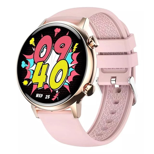 Smartwatch Fralugio Hk39 1.1´ Amoled Hr Bp Rosa Sport
