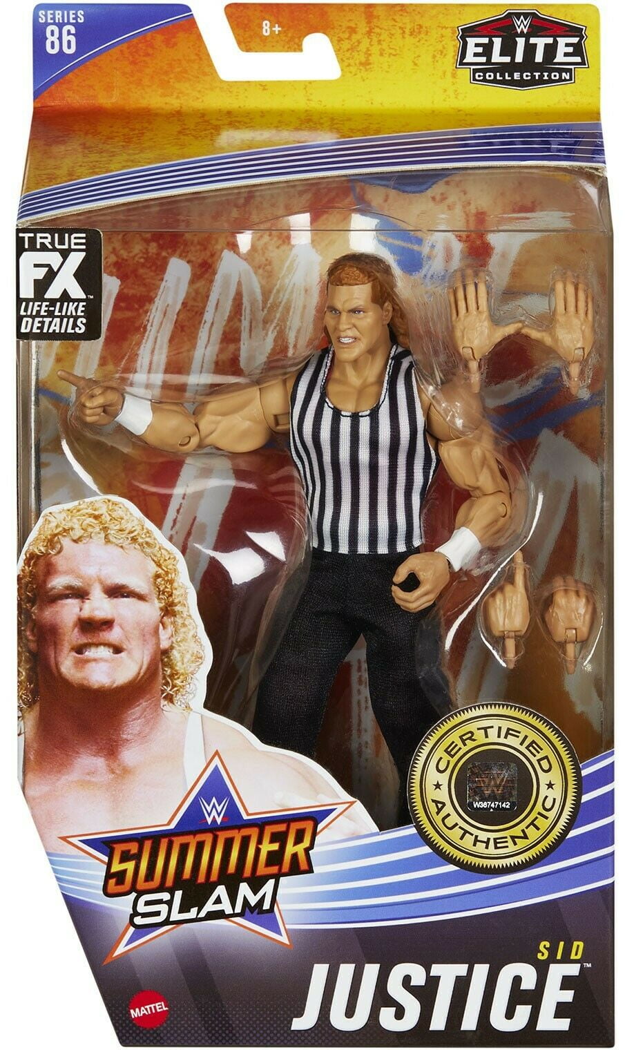 Sid Justice Wwe Elite Series 86 Action Figure Walmart Com