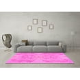 thumbnail image 3 of Ahgly Company Indoor Rectangle Abstract Pink Modern Area Rugs, 2' x 5', 3 of 4