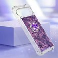 thumbnail image 4 of Funda para Google Pixel 9/Pixel 9 PRO 5G con Brillo Líquido Flotante, Purpurina, Parachoques y Anillo Giratorio Soporte, 4 of 5
