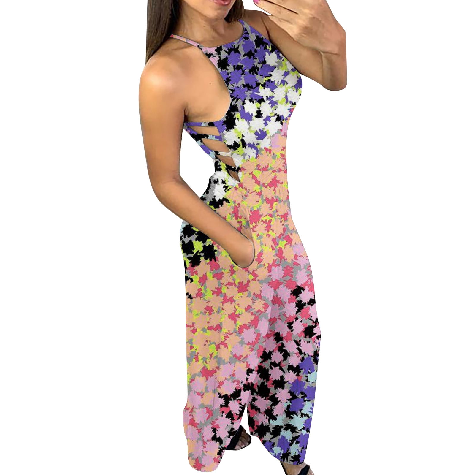 Jtckarpu Jumpsuit Baggy Jumpsuits for Women Loosefashion Clothes 2023