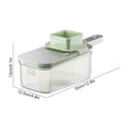 thumbnail image 3 of CozyQx Essentiels de Cuisine Nouvelle Râpe Multifonctionnelle Six Outils de Coupe Hachoir à Légumes Rond Hachoir à Légumes avec Récipient Hachoir à Légumes avec Récipient Multicolore, 3 of 8