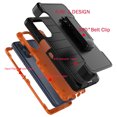 thumbnail image 3 of for Motorola Moto G 5G 2023 Case, Heavy Duty Rugged Defender Case with [Belt Clip Holster] [Built in Screen Protecotr], Shockproof Full Body Protection Kickstand Cover for Moto G 5G (2023) Orange, 3 of 8
