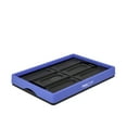 thumbnail image 3 of Greenmade Instacrate 12-Gallon Medium Plastic Storage Bin, Collapsible Folding Plastic Storage Container Crate, Black and Blue, 3 of 5