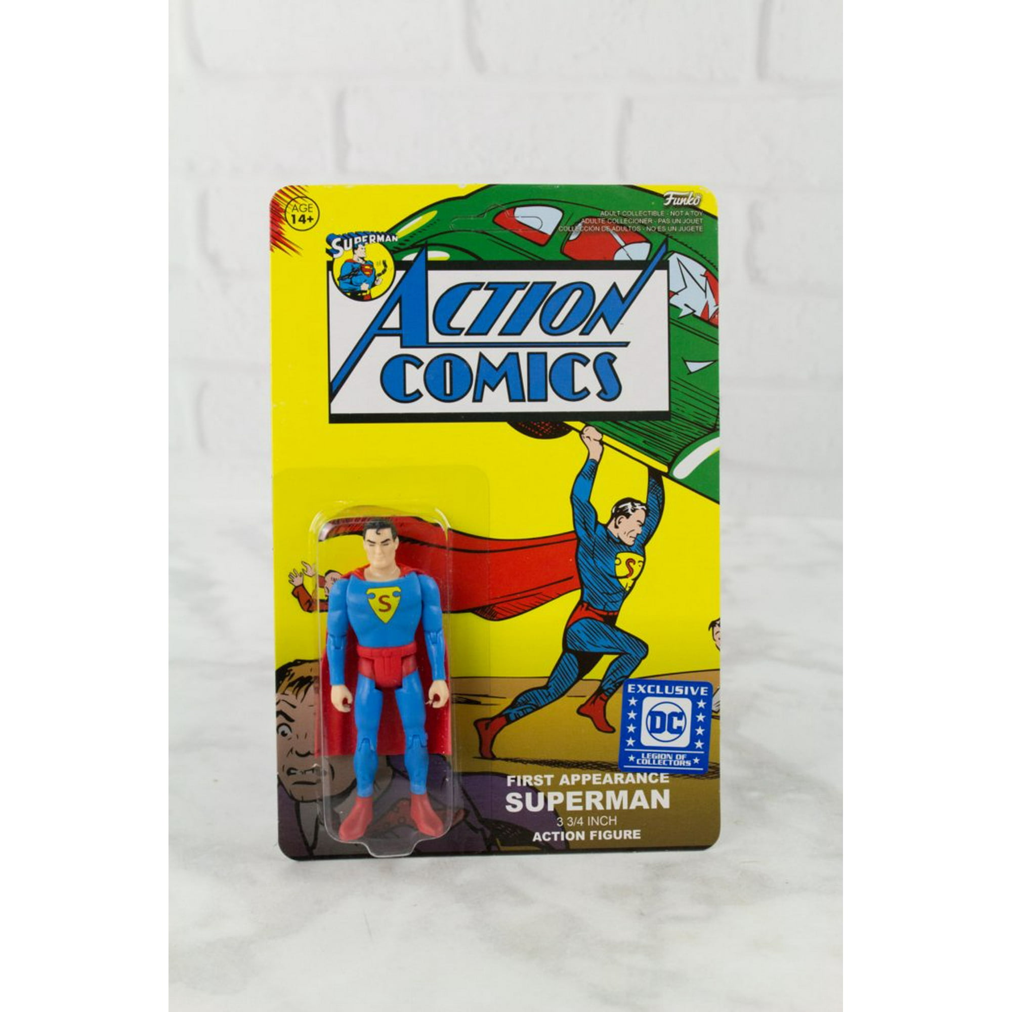 Superman Action Comics First Appearance Action Figure Walmart