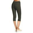 thumbnail image 2 of Hybrid and Company Women's Hyper Stretch Denim Capri Jeans, 2 of 3