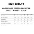 thumbnail image 3 of Gildan High Visibility Safety Long Sleeve Pocket T-Shirt Unisex Hi Vis Work Tees (Safety Green, M), 3 of 8