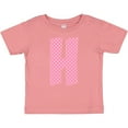 thumbnail image 3 of Inktastic Pink and White Polka Dots Letter H Boys or Girls Baby T-Shirt, 3 of 5