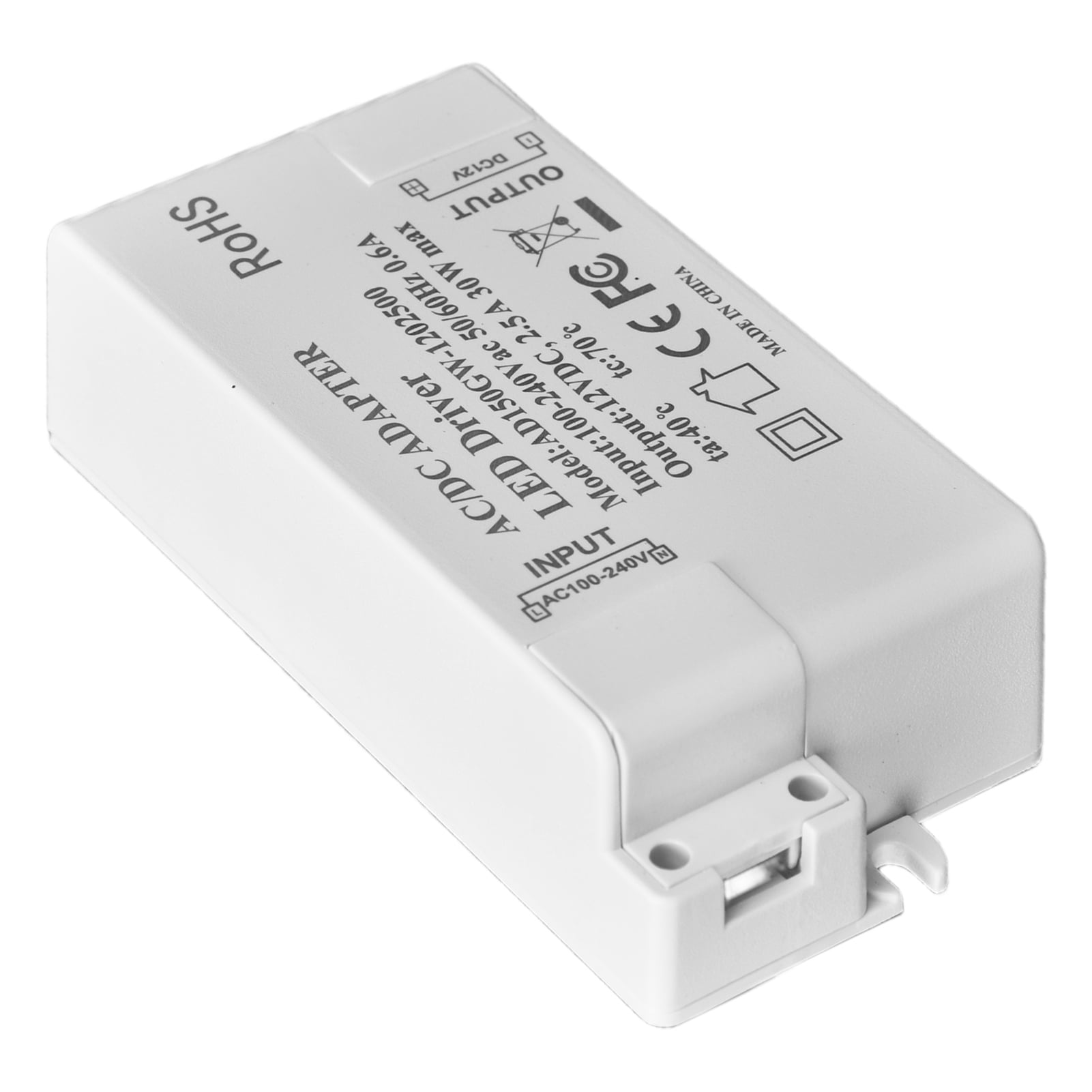 EBTOOLS LED Transformer,30W DC 12V 2.5A LED Driver Constant Voltage No