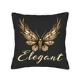 thumbnail image 4 of Elegant Butterfly Design Throw Pillow Covers - Set of 2 18x18in Decorative Cushion Cases for Couch Bed and Car, 4 of 8