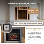 Modern Ember Uptown 23 inch Smart Electric Fireplace Insert - Black