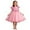 Pink, variant on XEGLSBU Girls Dresses 5T Long Sleeve Sparkly Floral Party Dress for Girls Short Sleeve Tutu Dress with Glitter Embellishments for Celebration Blue Size 9-10 Years