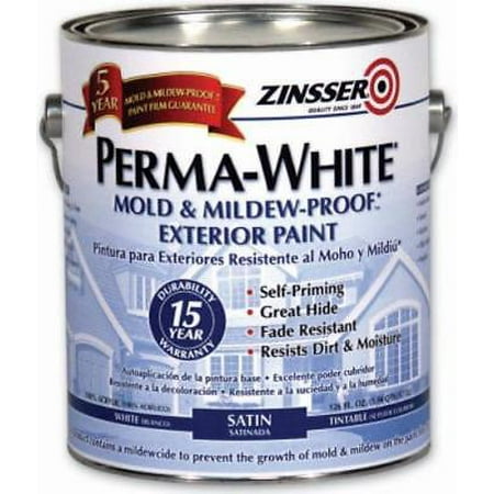 Zinsser Perma White Mold And Mildew Proof Exterior Paint Zinsser Perma White Mold And Mildew Proof Exterior Paint