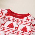 thumbnail image 6 of Little Boys Christmas Pajamas Sets for Toddler Cute Christmas Print 100% Cotton Tee and Pant 2-Piece Pj Set Long Sleeve Shirts Kid Clothing Red, 12-18 Months, 6 of 9