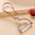 thumbnail image 4 of Liquidation! Éplucheur de Cuisine en Acier Inoxydable Multifonctionnel Créatif Éplucheur de Fruits Éplucheur de Carottes Râpe Raboteuse, 4 of 4