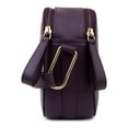 thumbnail image 2 of Tortoise -100% Genuine Leather Everyday Travel Sling Bag for Womens/Girls Purple (Ellena), 2 of 5