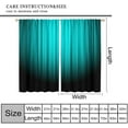 thumbnail image 3 of Purple and Black Curtains Funny Striped Ombre Elegant Design Bright Solid Dark Abstract Gradient Blackout Rod Pocket Curtains for Bedroom Living Room Kitchen Window Drapes 2 Panel Set 42x63 Inch, 3 of 3