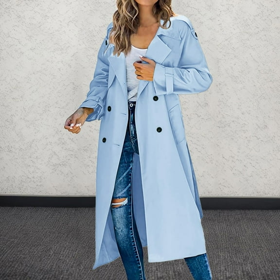 Women's Loose Zippered Long Cardigan Sweatershirt Jacket Women's Winter And Autumn Trench Coat Light Weight Wind plus Size Winter Dress Long Insulated Rain Coats for Women Light Jacket for Women