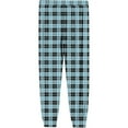 thumbnail image 5 of Ashirexll Winter Pajamas for Men, Mens Pajama Pants, Checkered Printed Sleepwear Pants with Elastic Drawstring Waist and Bundle Leg, 5 of 5