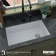 thumbnail image 4 of Karran Usa Qu-670 Quartz Qu 31-3/4" Undermount Single Basin Quartz Composite Kitchen Sink, 4 of 5