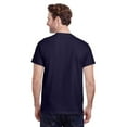 thumbnail image 3 of Gildan Heavy Cotton Crewneck T-Shirt, Short Sleeve Classic Fit Tee for Men, Navy, S, 3 of 5