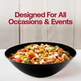 thumbnail image 6 of Smarty 16 oz. Black with Gold Rim Organic Round Plastic Soup Bowls 120ct, 6 of 6