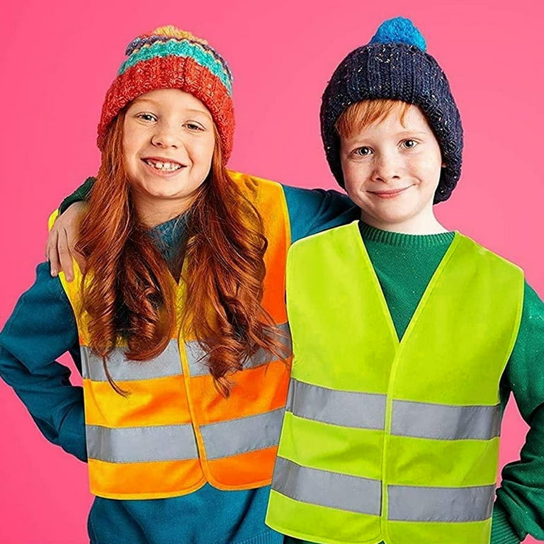 【楽天カード分割】 Safety Kids Visibility High Pcs 2 Vest, Polyester Durable Vests