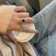 thumbnail image 1 of Black Geometric Metal Rings for Women 16Pcs/set Rings Set Irregular Spiral Punk Rings for Party Gift Jewelry 2022 New Trendy, 1 of 7