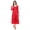 Red, variant on ThePirateDressing Women's Renaissance Medieval Tiered Dress with Bell Sleeves