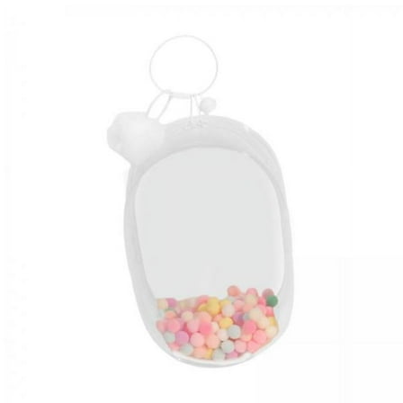 Almencla 2xOutdoor Doll Bag Portable Dustproof Small Doll Storage Bag for 15/18cm Dolls white with ball