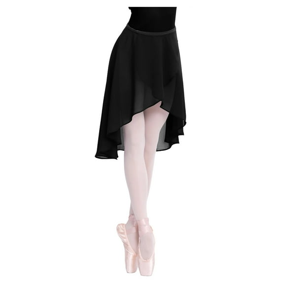 Ballet Wrap Skirt Chiffon Ballet Skirt Sheer Dance Skirt Waist Adjustable Buckle Skirt