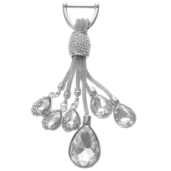 Bling Crystal Keychain for Women Car Key Ring with Rhinestones Decorative Hanging Key Ring