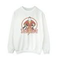 thumbnail image 1 of DC Comics Mens Shazam Retro Circle Distressed Sweatshirt, 1 of 3