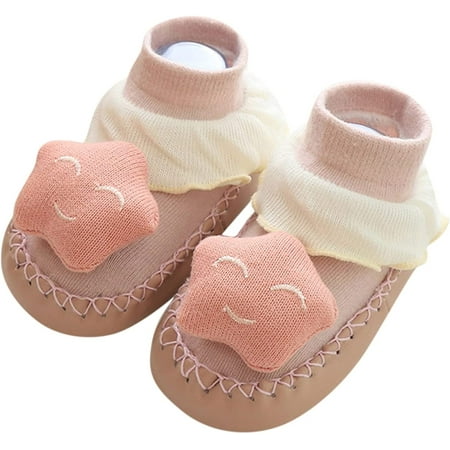 

QWZNDZGR Baby Grip Sock Shoe Soft Winter Warm Thick Non Slip Thick Indoor Outdoor Winter Warm Shoes Socks Indoor Floor Slipper