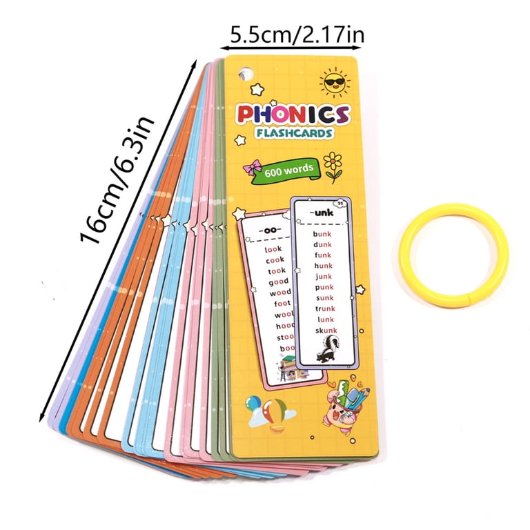 English Word Flash Cards, Educational Puzzle Set, Teaching Aid for