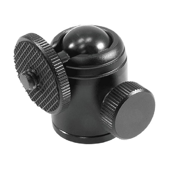 1/4" Swivel Mini Ball Head Screw Tripod Mount for Camera, 360 Degree Rotating Mount Base Adapter